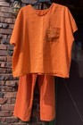 Orange Prison Inmate Worn Uniform 2xl West Virginia Doc Top  Bob Barker Pants