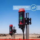 Canamek Dual Laser Land Leveling System   Power Mast