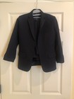 Boys Suit Size 10  Black Pin Striped  Excellent Condition