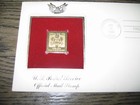 1983 Us Postal Service Official Mail Replica Golden Cover Stamp