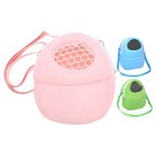  3pcs Hamster Carrying Pouch  Lightweight Portable Small Pet Carrier With Mesh