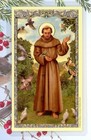 Saint Francis - A Prayer Of St Francis Of Assisi - Laminated Holy Card 800-1220