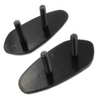 Aftermarket Mirror Block Off Base Plates For Yamaha R6 Yzf R6 1999-2007 Black