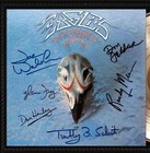 Eagles  Framed Cherry Wood Reproduction Signature Lp Record Display 