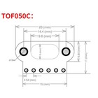 2set Tof050c Laser Ranging Sensor Module Time-of-flight Distance For Arduino New