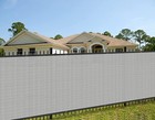 5ft Privacy Fence Screen Windscreen Gray Mesh Shade Cover For Garden Yard Pool