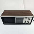 Panasonic Re-7273 Am fm weather Band Vtg Woodgrain Radio Fully Tested   Working