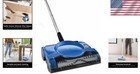 Shark Rechargeable Floor Sweeper  Motorized Brushroll  Compact Swivel Design  Ea