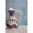 Vintage Blue Willow Oil   Vinegar Pair With Stoppers