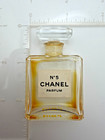 Vintage Chanel No 5 Perfume Bottle Glass Stopper  25oz Mini  Empty