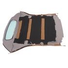 2004-2009 Solara Convertible Soft Top Brown Sailcloth Vinyl Clear Glass Windows