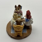 Wee Forest Folk M-177  tea For Three  1991 Retired Wff W  Raggedy Ann