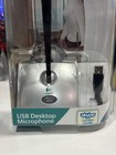 Logitech Usb Desktop Microphone 980186-0403 New Sealed Noise Cancelling Pc Mac V