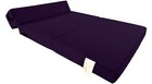 Lounger Folding Foam Mattresses  Portable Sleepover Bed  6x32 X 80  Purple