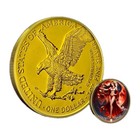 1 Oz Silver Eagle  999 Coin Gilding Eclipse Goddess Limited Mintage Edition 