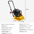 7 0hp Walk-behind Vibratory Plate Compactor Rammer Jack Tamper 212cc Gas Engine