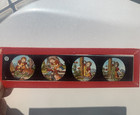 Antique Magic Lantern 11 Glass Slide Lot  1   1 8  Inch Wide