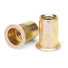 5 Sizes Rivet Nuts M5 1 4   -20 Zinc Steel Flat Head Rivnut Threaded Insert 30-130