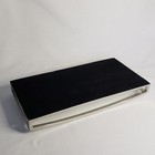 Silver Metallic Rectangular Vanity Tray With Mirror 15 75 X