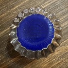 Perthshire Glass Concentric Star Millefiori 1 3 4  Paperweight Scotland Vintage