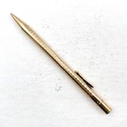 Antique Conklin Rolled Gold 4b Mechanical Pencil Pat 1920 Checkered - Works Read