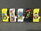 Lot Of 5 Tiny Arcade Cabinet Keychains Pac Man Galaxians Frogger Q   bert Dig Dug