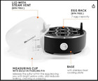 Egc115b Easy Egg Cooker Electric 7-egg Capacity  Soft  Medium  Hard-boiled Egg C