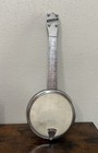 Vintage Dixie 4 String Banjolele Banjo Ukelele Musical Instrument Aluminum Metal