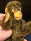 Vintage Steiff Jocko Chimpanzee 4  Mohair W tag  5310 Made In Germany