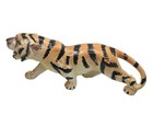 Vintage Ceramic Tiger Figurine Roaring Prowling Large 12  Hand Painted Japan