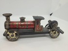 Vintage 1910 s Gesch issmayer Tin Litho Gyro Powered Locomotive Nickel Penny Toy