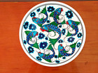 Vintage Hand Painted Kutahya Turkiye Signed Ceramic Bowl