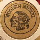 Vintage Lewis Rare Coin Whitman  Ma Wooden Nickel - Token Massachusetts