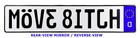 Move Bitch German License Plate