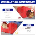 4pack Shipping Container Vent For Preventing Condensation And Excessive Heat New
