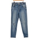 Moussy Vintage High Rise Skinny Jeans Womens 27 Blue Excellent Distressed Japan