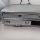 Sony Dvd Vcr Combo Vhs Recorder Player Silver Slv   d370p - Working