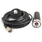 Dual Band Vhf Uhf Ham Mobile Radio Antenna Pl259 Magnetic 400-470 136-174mhz