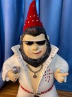 Elvis Presley Gnome White Suit Red Hat Pointing Finger Microphone Resin 13    Look