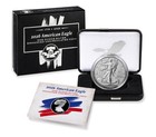 2026  One Oz American Silver Eagle Enhanced Uncirculated 26eg Ogp coa In Hand