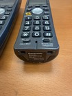 2 Panasonic Kx-tga101b Cordless Handsets With Charging Bases