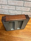 Vintage Industrial Factory Sand Mold Casting Block Wooden Steampunk