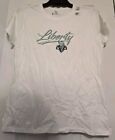 New York Liberty Short Sleeve T-shirt Womens Size Small Wnba White 100  Cotton 