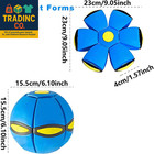 Magic Ball  Magic Metaball  Children Bouncing Ball - With 6 Light  Dual Form Fre
