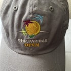 Bnp Paribas Open Strapback Hat American Needle Tennis Tournament Gray