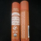 Dr  Bronner s Organic Orange Ginger Lip Balm 0 15oz 4g 2 Pack