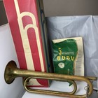 1929 Boy Scout Bugle With Box And Paperwork