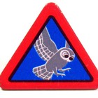 Cub Scout Wildlife Conservation Academics Pin Vintage Bsa Owl Bird Triangle