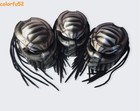 Hand-painted Predator Frp Motorcycle Helmet Full Face Mask Laser Light Cool Gift