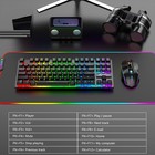 Rechargeable Wireless Gaming Keyboard   Mouse Combo 87 Keys Rainbow Rgb Backlit